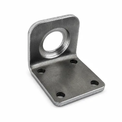 OEM Custom Metal Bracket with Precision Machined Bushing Hole OEM Metal Mounting Bracket