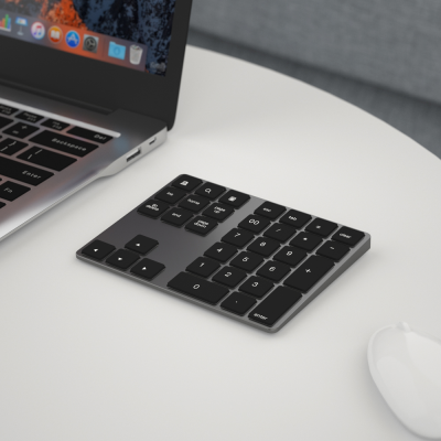 Custom logo CE ROHS Slim 34 Keys Stylish Wireless Keypad Scissor Number Keyboard Numeric Pad