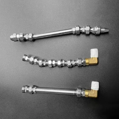 Adjustable Multi-angle Nozzle Universal High Pressure Oil Hose for Swiss Type CNC Lathe Tsugami 20, Star & Various Models