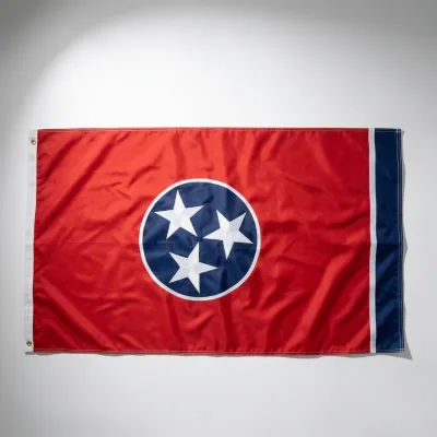 Single Layers Embroidered&appliqued 3x5 ft 210D Nylon US State Tennessee Flag