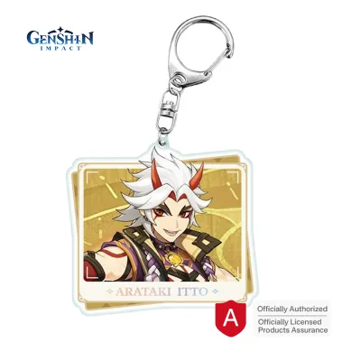 Officially Licensed Genshin Impact Promotional Acrylic Figure Keychains Character Pv Series Personalized Acrylic Keychain