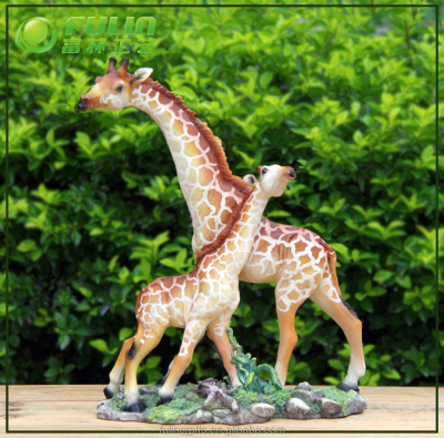 Wholesale Garden Resin Giraffe Decoration