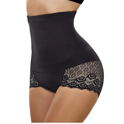 Women's Plus Size Seamless Shapewear Body Shaper Lace Decoration Breathable Butt Lifter Tummy Control Panties for Club Style