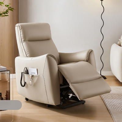 Electric Recliner Single Massage Chair Reclainer Reclinable Electronic Leather Power Ricliner Sofa