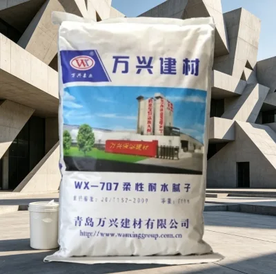 WANXING Exterior Waterproof Cement Wall Putty Powder 25kg Barrel with High Strength Adhesion Formula for Masonry Mortar