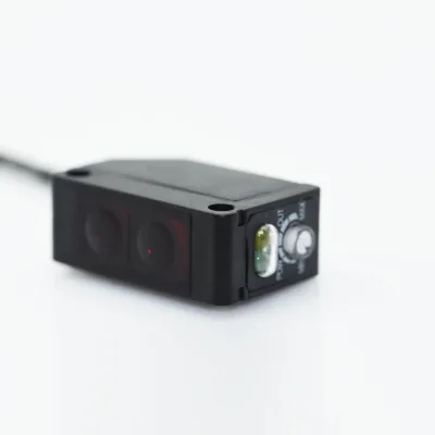 Focused Beam Photoelectric Sensor Model Square diffuse Reflective Cable Type Npn