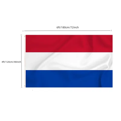 Polyester Banner Flag Cheap Large Custom Flag 4*6 FT Netherlands Flag Countries All Over the World Waterproof