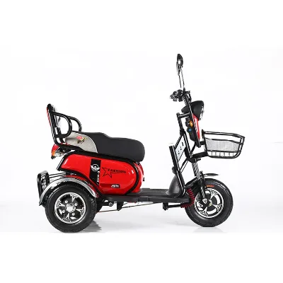 3 Wheel Pedal Electric Scooter Street Legal Trike Open Body 200kg Load Capacity 35km/h Max Speed