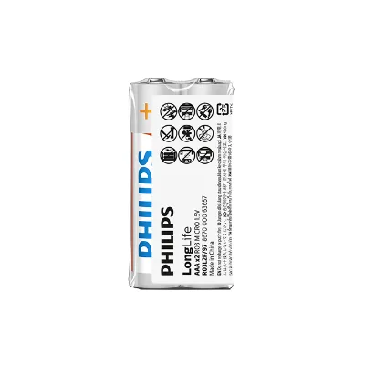 Philips High Capacity Um2 Heavy Duty Non Rechargeable R03 Size Aaa 1.5 v Battery