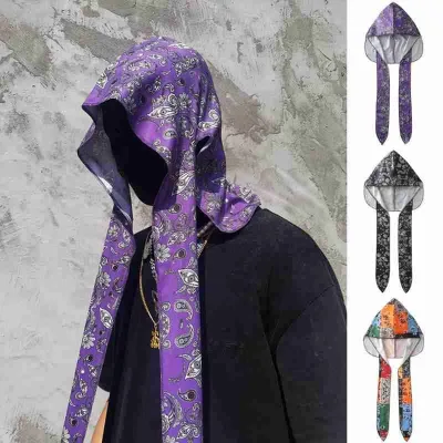High Quality Custom Designer Durags Unisex Breathable Quick Dry Sweat Silky Durag