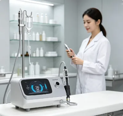 High Pressure Hydro Oxygen Jet Facial Machine with Pore Vacuum Suction for Professional Salon Skin Care