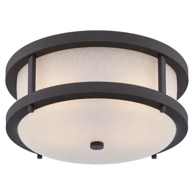 VINTAGE OUTDOOR ORB IRON LED CEILING LAMP FIXTURES SIMPLE FLUSH MOUNTED RETRO CEILING LIGHTING