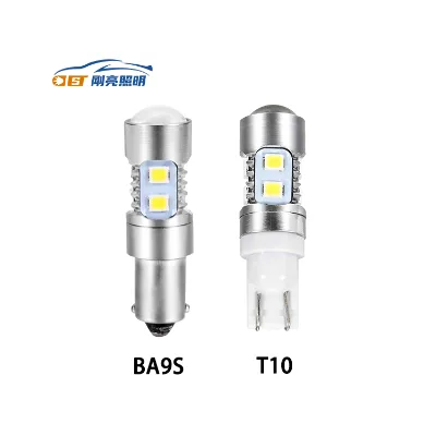 Auto T10 Led Bulb Car Led Bulb W5w Error Free Led Interior Auto Bulb BA9S W5w 194 168 12v Car Lamp
