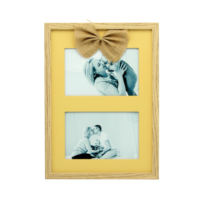 Rectangular Newborn Baby Handprint and Footprint Kit Wooden Photo Frame