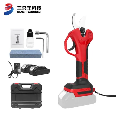800W Portable Electric Pruners Shear Practical DIY Garden Tools Plastic Handle Stainless Steel for Pruning Trees Agriculture