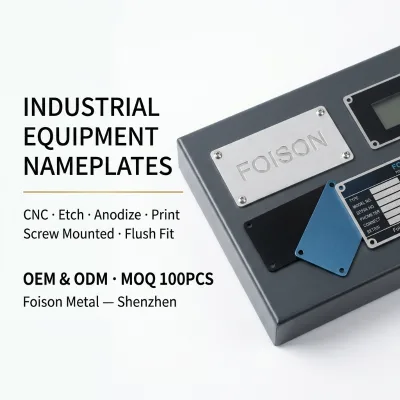 Speaker Metal Nameplate Photo Anodized Aluminum Nameplates Full Color Printed Metal Nameplates Manufacturer