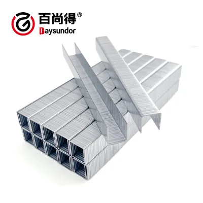 80 Staples Nail Gun with 0.95mm Q235 U Staples 21GA 12.8/11.4 Crown Galvanized 80F Series Metric