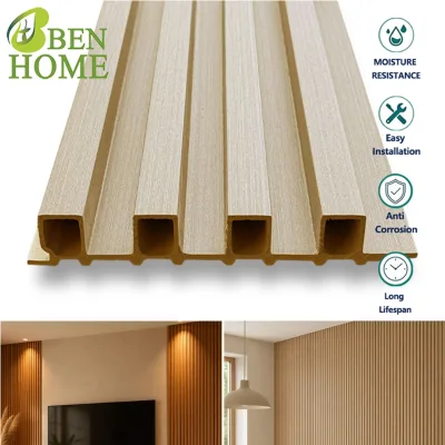 Low Maintenance WPC Indoor Wall Panel Decorative Composite Wall Board for Office School