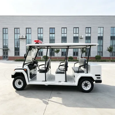High Quality 8 Seater Electric Patrol Vehicle 4KW AC Motor Security Transport for Senior Living Long Range