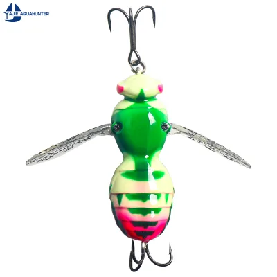 Wasp Crawl Bait Topwater Bionic Insect Wobbler for Saltwater Zander Sea Bass Freshwater Fish & Pike