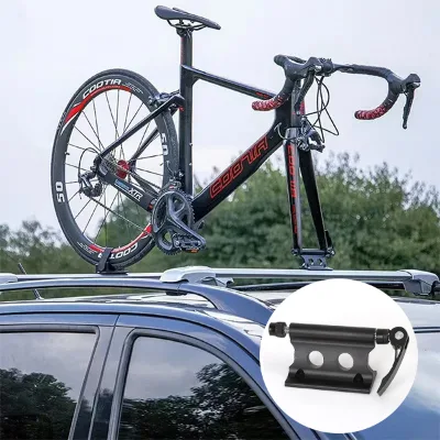 Quick Release Fork Mount Bike Block Bike Rack Carrier Fork Mount Alloy Bike Block Fork Lock Mount for Transportation