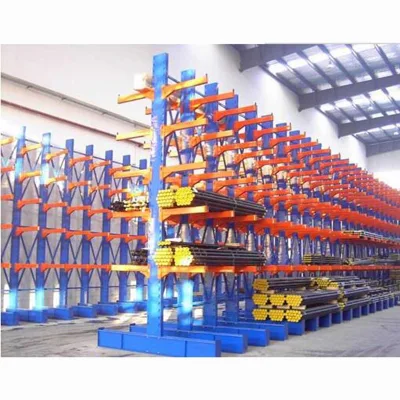 Selective Warehouse Equipment Heavy Duty Cantilever Rack With Single Double Sided Arm for Warehouse Storage System