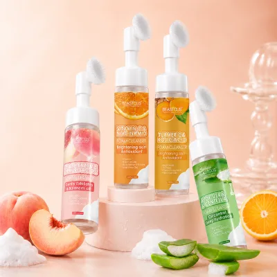Private Label Face Wash Facial Cleanser Vitamin C Salicylic Acid Kojic Acid Turmeric Acne Oil Control Face Wash Facial Cleanser