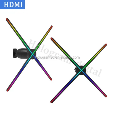 Dseelab65HDU Dsee-65hdu 65CM 75CM Dsee-65HDS HDMIversion Live Christmas Hologram Display LED Easy Installation 3D Hologram Fan