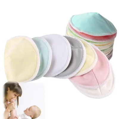 Customized Nursing Breast Pads with Laundry Bag & Storage Bag 4.7 Inch Option Washable & Reusable Breastfeeding Nursing Pads