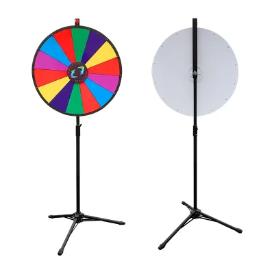 Customized Dual-Use Dry Erase Prize Wheel Portable Lucky Wheel for Sports & Entertainment at Factory Price