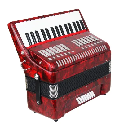 32 Key 32 Bass Professional Accordion Wood Adults Graded Performance Beginner Keyboard Instrument