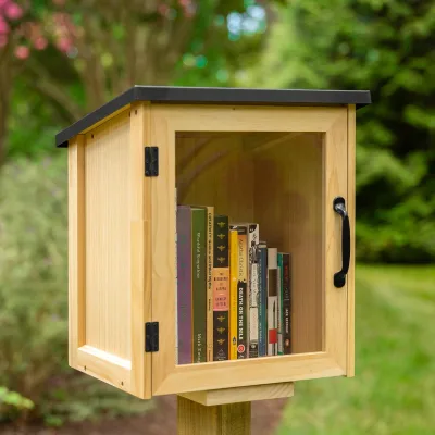 Multifunctional Wooden Mail Box Outdoor Magnetic Mail Organizing Box Transparent Acrylic Door Storage Box