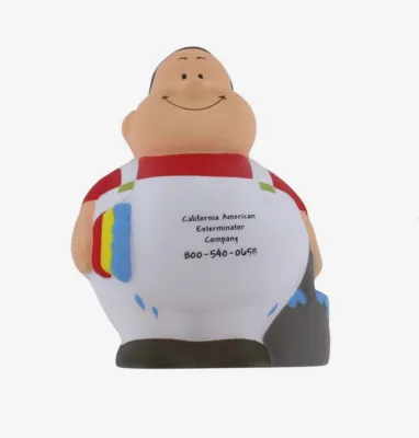 Custom Painter Shape Squeezable Stress Reliever Promotional Gift With Logo Printing for Trade Show Giveaways