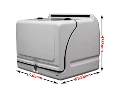 Motocross Helmet and Fiberglass/FRP Luggage Box for Dirt Bike/Scooter Delivery 511L Capacity