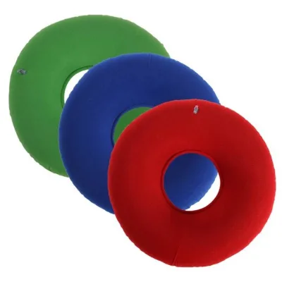 Comfortable Foam Neck Support Pillow Ring Cushion for Adult Use Red Blue Green Colors