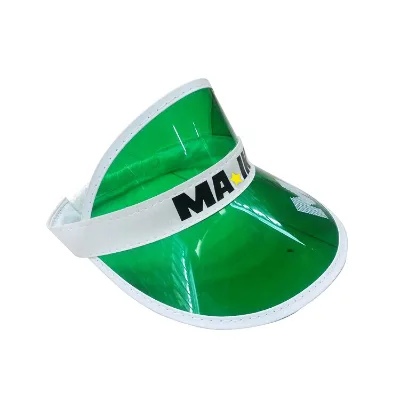 Plastic Cap Visor Material Elastic Band Kids Sun Visor Hat