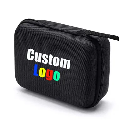 Custom Logo Rectangular EVA Hard Shell Storage Bag Mobile Hard Disk Charging Cable Headset-Portable Case Purpose