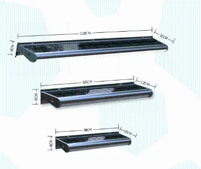 Outdoor Solar Line Wall Light Advertising Sign Banner Signage Solar Lighting Aluminum Alloy Antioxidant