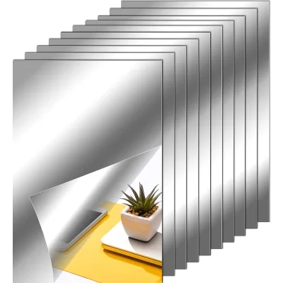 20*20 cm High Quality Wholesale Custom Modern Flexible Frame Less Small Mirror Combination Self Adhesive Acrylic Mirror