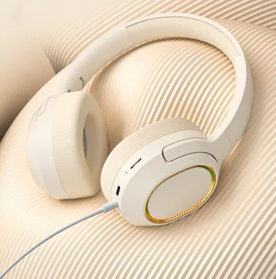 BT5.3 Foldable Design Wired Gaming Headphones 3.5mm Jack Wireless BT Connect Headband Stereo Sound Sports Music Earphones JST-37