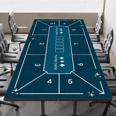 Bulk Play Mat Portable Roll up Neoprene Play Mat Waterproof Shock Damping Natural Rubber Multiple Printing Process for Gaming