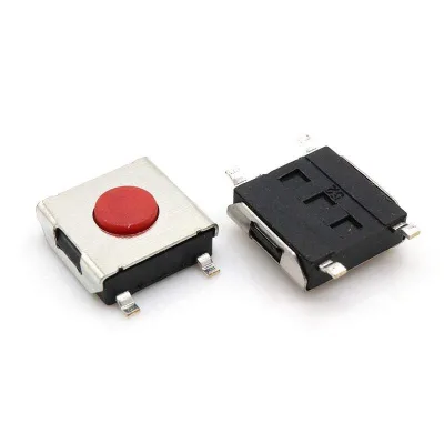 KFC-060 Factory sale Tact switch  4 pins metal cover  2*4.5*4.5 mini switch