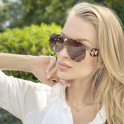 2020 Hot Big Frame Shades Sunglasses Luxury Men Women Fashion Sunglasses