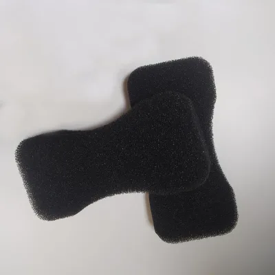 Black Scourer Scrubbing Sponges Reticulated Polyurethane Foam Car Cleaning Sponge