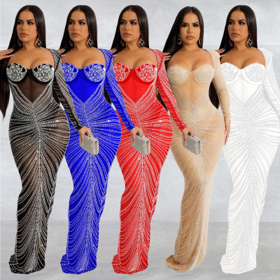 Luxury Dresses Formal Elegant Long Party Gowns Appliqued Beading Evening Dress Modest Evening Dress 2023 Wedding Guest Gowns