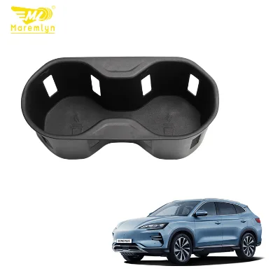 Maremlyn Center Control Water Cup Holder Frame Cover Drinking Bottle Holder for BYD Song Plus Champion Seal U Accessories 2024