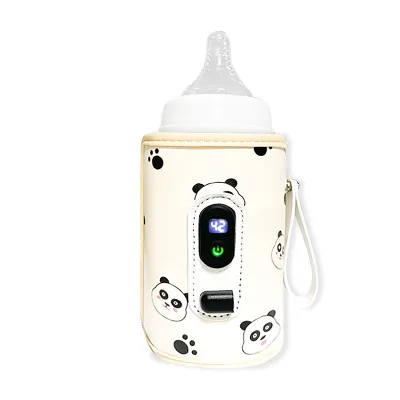 21-speed Digital Display Temperature Control Top Portable Bottle Warmer Usb Hauture Bottle Warmer for Baby