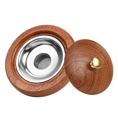 Cocktail Smoky Wood Tray Whiskey Flavor-enhancing Lid Smoker Gift Stainless Steel Handle Chinese Style