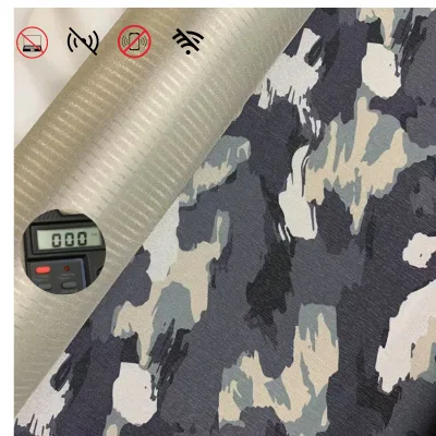 Copper Nickel Faraday Fabric Conductive Radiation Shielding Camouflage Fabric Tear-proof Work Clothes Fabric