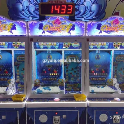 6 Players Coin Pusher Game Machine Push Coins/colorful Park Coin Push Game Machine/push Coins Game Machine Single Coin Pusher